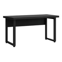 Mesa Escritório PÉ QUADRO - 1,70x0,70m - S/ Gavetas - PRETO / PRETO - 26003 Mesa Escritório PÉ QUADRO - 1,70x0,70m - S/ Gavetas - PRETO / PRETO - 26003