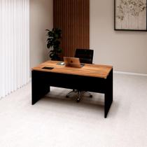 Mesa Escritório Plataforma 150cm 1 CX de Tomada Pé Painel F5 - F5 Office G