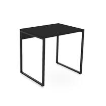 Mesa Escritório Reta 90cm Martinucci Iron IRMR0960PPP Home Office Preto