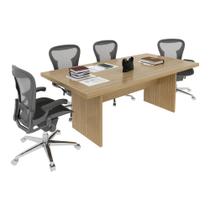 Mesa Escritório/Reunião Multimóveis CR25027 Amendoa Mesa Escritório/Reunião Multimóveis CR25027 Amendoa