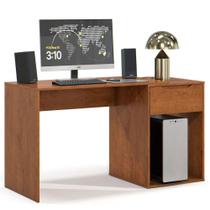 Mesa Escrivaninha 1 Gaveta Com Suporte Para Cpu Flop Freijó Mesa Escrivaninha 1 Gaveta Com Suporte Para Cpu Flop Freijó