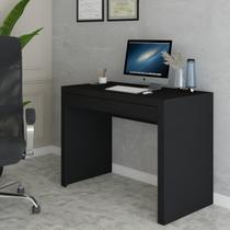 Mesa Escrivaninha 1 Gaveta Home Office Preto - Panorama Móveis