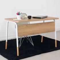 Mesa Escrivaninha 136cm Home Office Flexus Artesano