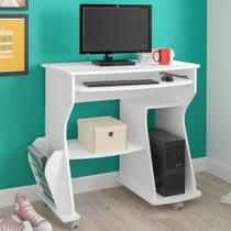 Mesa Escrivaninha 160 3 Nichos Branco - Artely Mesa Escrivaninha 160 3 Nichos Branco - Artely