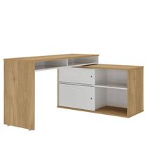 Mesa Escrivaninha 2 Portas de Correr em L Alex