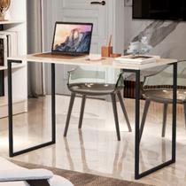 Mesa Escrivaninha 90cm Mesa de Computador Cantinho do Café Elegante Tampo MDF