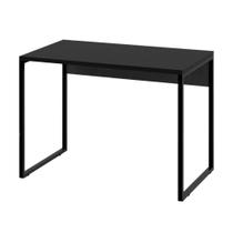 Mesa Escrivaninha 90x45x74 Preta Design Industrial para Escritório ou Quarto