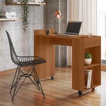 Mesa Escrivaninha Alessa Lukaliam Móveis 3 Espaços Armazenamento