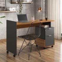 Mesa Escrivaninha Alessa M1 Lukaliam 2 Gavetas Office