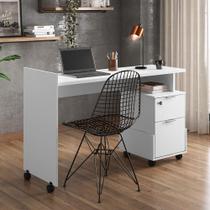 Mesa Escrivaninha Alessa M1 Lukaliam 2 Gavetas Office