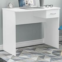 Mesa Escrivaninha Arapeí 1 Gaveta Branco - Politorno