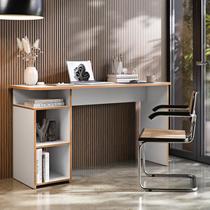 Mesa Escrivaninha Athenas 115cm com Nichos Laterais em MDF e MDP Design Moderno Compacta para Home Office Estudo Escritório Mesa Escrivaninha Athenas 115cm com Nichos Laterais em MDF e MDP Design Moderno Compacta para Home Office Estudo Escritório