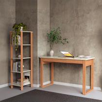 Mesa Escrivaninha c/ Estante Industrial Dalla Costa 100% MDF Mesa Escrivaninha c/ Estante Industrial Dalla Costa 100% MDF
