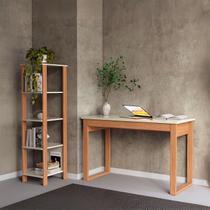 Mesa Escrivaninha c/ Estante Industrial Dalla Costa 100% MDF Mesa Escrivaninha c/ Estante Industrial Dalla Costa 100% MDF