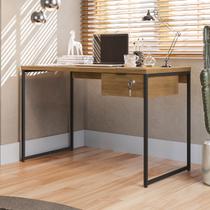 Mesa Escrivaninha Cális 1 Gaveta Freijó/Preto Fosco - Kappesberg