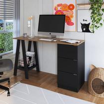 Mesa Escrivaninha Cavalete com Gavetas