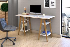 Mesa Escrivaninha Cavalete Off-White -Quality