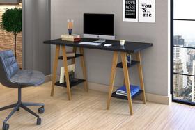Mesa Escrivaninha Cavalete Preto -Quality