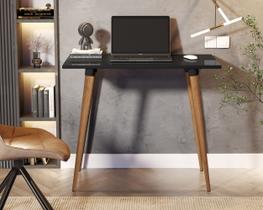 Mesa Escrivaninha Classic Escritório Minimalista Ellegance Computador Pé Palito