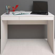 Mesa Escrivaninha College II 2 Gavetas Branco - Artany Mesa Escrivaninha College II 2 Gavetas Branco - Artany