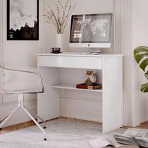 Mesa Escrivaninha Com 1 gav Office- Branca