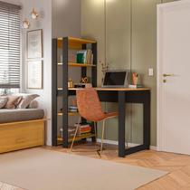 Mesa Escrivaninha com Estante e 4 Prateleiras Licce Mesa Escrivaninha com Estante e 4 Prateleiras Licce