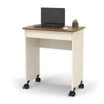 Mesa Escrivaninha com Gaveta Penteadeira De Rodinhas Compact