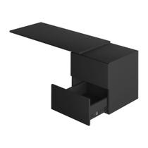 Mesa Escrivaninha Com Gaveteiro Duplo Elegante Penteadeira Pratico Organizador MDF