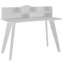 Mesa Escrivaninha Com Nichos Sofia Branco