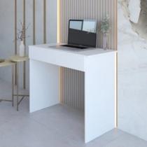 Mesa Escrivaninha com Sevilha 1 Gaveta 90cm Branco