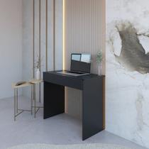 Mesa Escrivaninha com Sevilha 1 Gaveta 90cm Preto