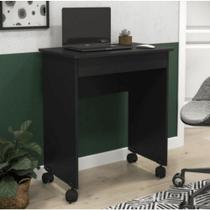 Mesa Escrivaninha Compacto Not 0,70 Para Quarto E Office Com Gaveta Preto Mesa Escrivaninha Compacto Not 0,70 Para Quarto E Office Com Gaveta Preto