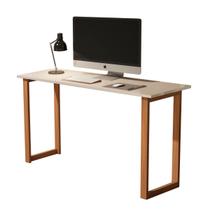 Mesa Escrivaninha Computador Quarto Estudos 0,76 Cm Com Pés Madeira - Click Magazine