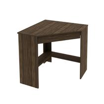 Mesa Escrivaninha De Canto 76,5x74,5x76,5 cm Nogal - Tecnomobili