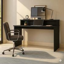 Mesa Escrivaninha Desing Moderno Escobar 135 135cm Preto Yescasa Mesa Escrivaninha Desing Moderno Escobar 135 135cm Preto Yescasa
