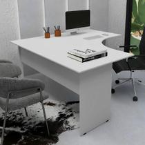 Mesa Escrivaninha em L 160cm x 60cm Pés Painel F5 Office