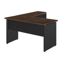 Mesa Escrivaninha em "L" (Mesa 1,70m + Mesa Auxiliar) sem GAVETAS WORKSTART MARSALA
