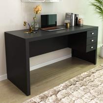 Mesa Escrivaninha Engrossurada 155m com 3 Gavetas ME4113 Tecnomóbili