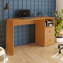 Mesa Escrivaninha Esmeralda 2 Gavetas Cinamomo - Pnr Móveis