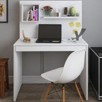 Mesa Escrivaninha First 1 Gaveta Branco - Artany