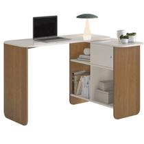 Mesa Escrivaninha Giratoria 3 em 1 Cinamomo Off White ARLY Mesa Escrivaninha Giratoria 3 em 1 Cinamomo Off White ARLY