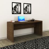 Mesa Escrivaninha Grande para Computador Amplo Espaço 163x60cm Nogal