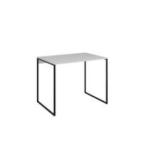 Mesa Escrivaninha Grécia 80x46cm Tampo de Madeira Base Ferro Modelo Industrial