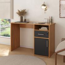 Mesa Escrivaninha Hall 1 Porta 1 Gaveta Freijó/Preto - Artany Mesa Escrivaninha Hall 1 Porta 1 Gaveta Freijó/Preto - Artany