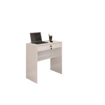 Mesa Escrivaninha Home Office 1 Gaveta com Chave Andorinha 72cm Branco - JCM Móveis Mesa Escrivaninha Home Office 1 Gaveta com Chave Andorinha 72cm Branco - JCM Móveis