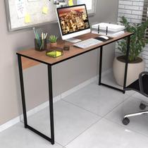 Mesa Escrivaninha Industrial Escritório 1,20 Noce Oro Home Office - Abeflex