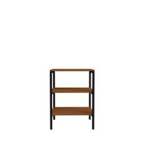 Mesa escrivaninha industrial multiuso aço/mdp - preto/canela Mesa escrivaninha industrial multiuso aço/mdp - preto/canela