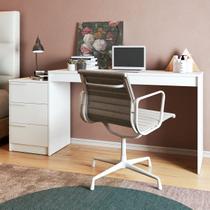 Mesa Escrivaninha Infantil 3 Gavetas Branco - Brv Mesa Escrivaninha Infantil 3 Gavetas Branco - Brv