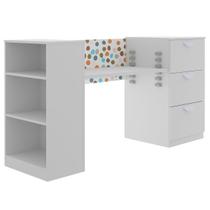 Mesa Escrivaninha Infantil Branco Tx 1004 - BE Mobiliário