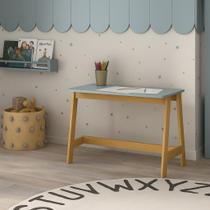 Mesa Escrivaninha Infantil Sofia Madeira Maciça e MDF